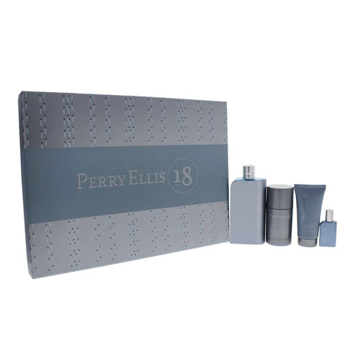 PERRY ELLIS 18 ESTUCHE 4 PIEZAS HOMBRE