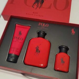 RALPH LAUREN POLO RED ESTUCHE 3PC 125 ml HOMBRE
