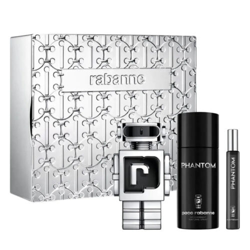 PHANTOM PACO RABANNE SET 3 Piezas EDT 100 ml. Hombre