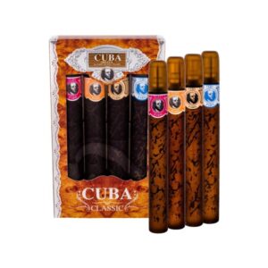 CUBA MEN SET 4 Pzs. (Blue, Gold, Orange, Red) 35 ml. c/u Hombre