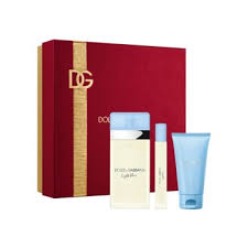 DOLCE & GABBANA LIGHT BLUE SET 3 Pzs. EDT 100 ml. Damas