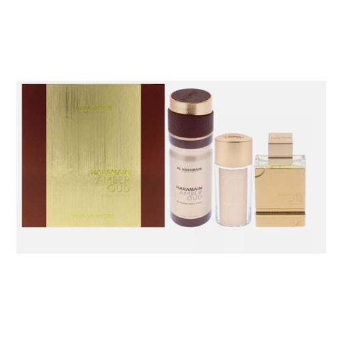 AL HARAMAIN AMBER OUD GOLD EXTREME SET 3 Pcs. 75 ml. Hombre