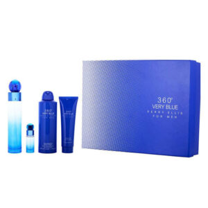 PERRY ELLIS VERY BLUE SET 4 PZS EDT 100 ml. Hombres