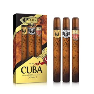 CUBA TRIO SET 3 Piezas 35 ml. C/U Hombre
