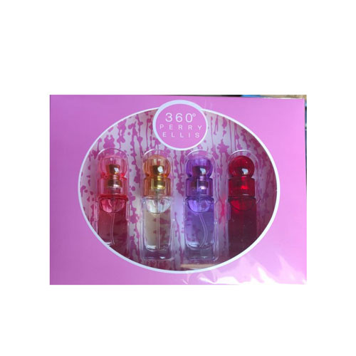 PERRY ELLIS 360 MINI PERFUMES SET 4 PZS EDP 8 ml. Damas