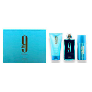 AFNAN 9 AM DIVE MEN SET 3 PZS EDP 100 ml. Hombres