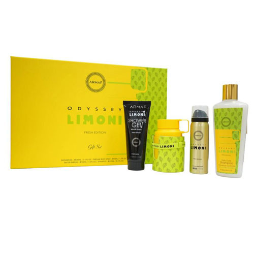 ARMAF ODYSSEY LIMONI SET 4 PZS EDP 100 ml. Hombres