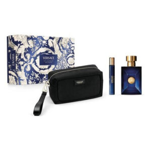 VERSACE DYLAN BLUE MEN SET 3 PZS EDT 100 ml. Hombres